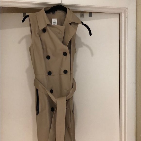 Ann Taylor Double Breasted Sleeveless 